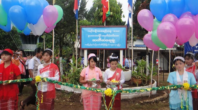 Entrance of Hpayarthonesu Liaison Office